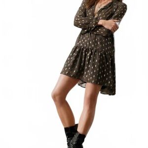 Elan Black and Gold Holiday Dress